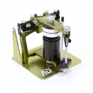 Articulator with Straight Incisal Pin, 1.5 Analogs (includes mounting stand and test column)